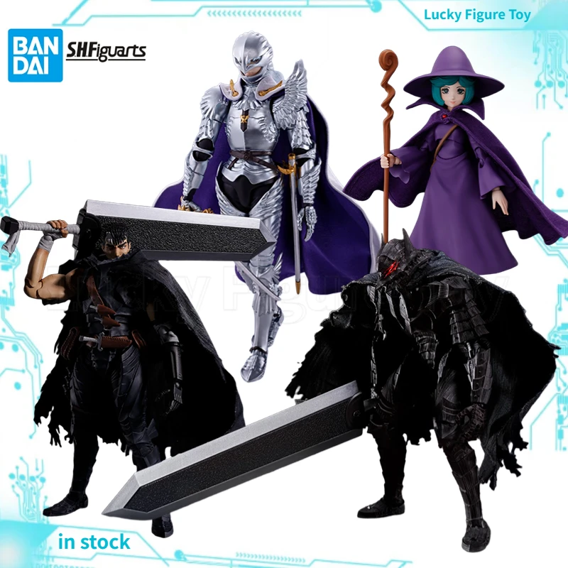 

Original Bandai SHF S.H.Figuarts BERSERK Isidro Griffith Guts Schierke Action Figure Model Toy Gift Collection Ornaments Anime