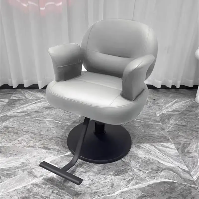 New Barber Shop Chair Hair Salon Special New Internet Celebrity Hair Cutting Chair Can Be Lifted And Lowered To Dye And Iron