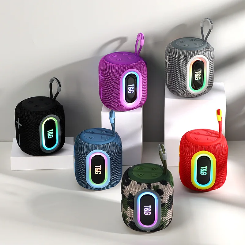 

New TG664 Wireless Bluetooth Speaker Handheld subwoofer Outdoor Portable TWS Colorful Diaphragm Light Gift Speaker