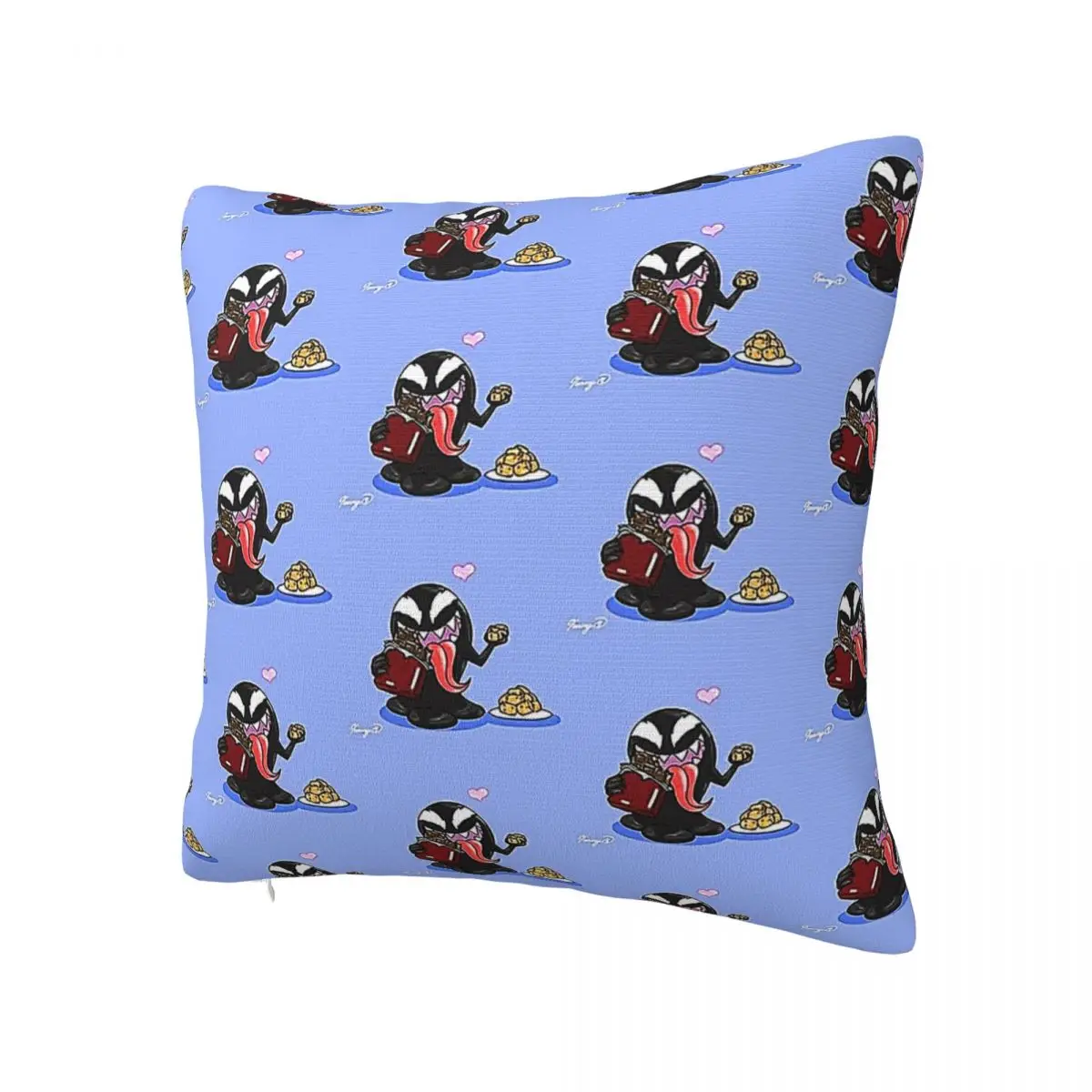 HUNGRY VENOM Square Pillow White Square pillow