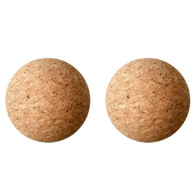 4 Pieces Wooden Cork Ball Wine Stopper, Cork Ball Stopper For Wine Decanter Carafe Bottle Replacement 2.1 Inch/ 5.5 Cm