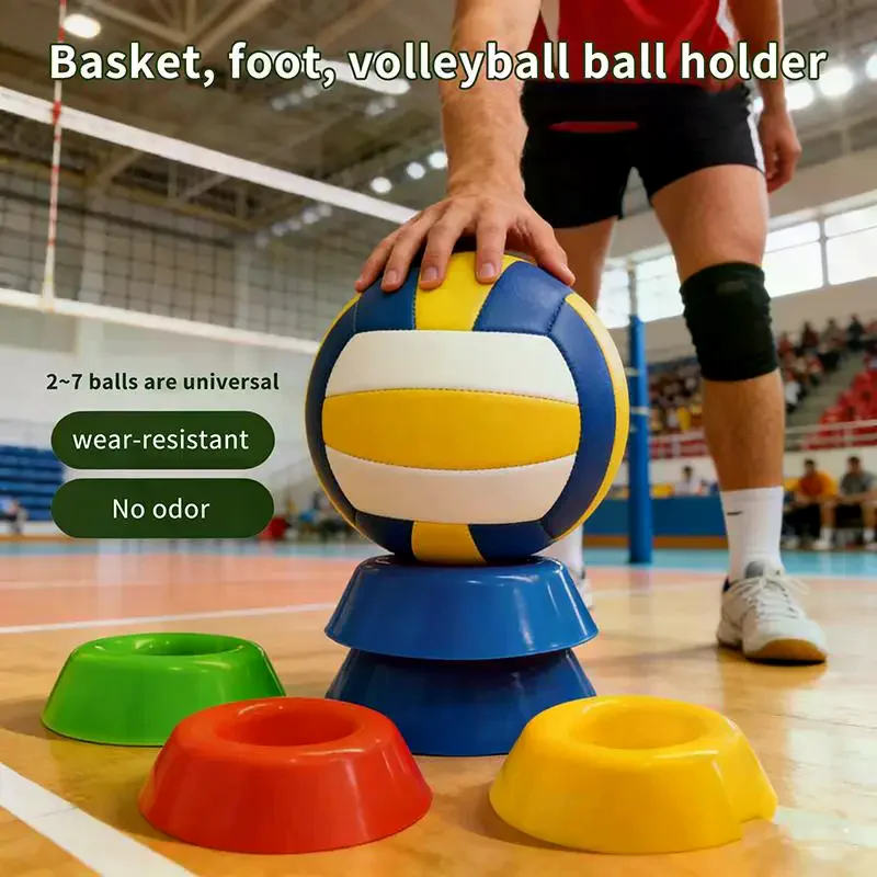 

1/5Pcs Heavy Duty Plastic Sphere Display Rack Versatile Ball Holder For Basketball Football Volleyball Bowling Soccer Sports