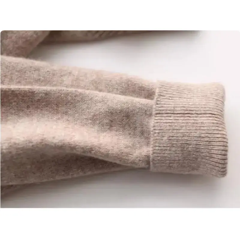 Cashmere Cotton Blend Pullover Men Sweater 2024 Autumn Winter Classic Solid Color Jersey Hombre Pull Homme Man Knitted Sweaters