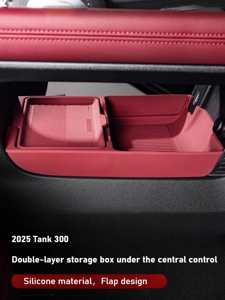 

For 2025 Tank 300 central control storage box lower storage box armrest box interior modification accessories