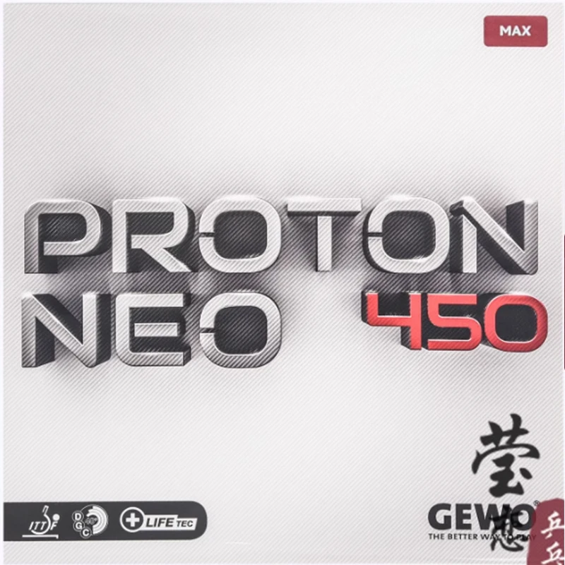 

Original GEWO PROTON NEO 450 table tennis rubber non tacky Astringent made in Germany pimples in for table tennis racket