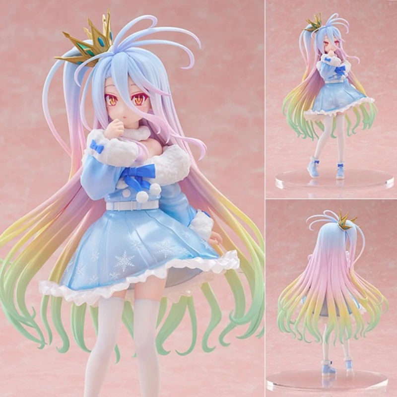 

NO GAME NO LIFE FuRyu Shiro 100% Original genuine PVC Action Anime Figure Model Toys Figure Collection Doll Gift
