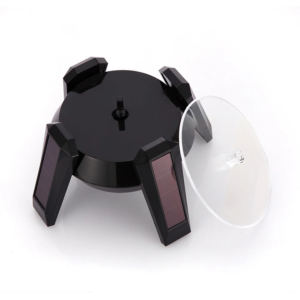 

Поворотный стол с дисплеем на солнечной энергии, вращающаяся подставка для ювелирных изделий, компактная электрическая подставка из АБС-пластика для небольших устройств