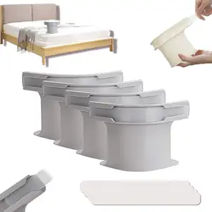 4PCS 시트 고정 클립 보이지 않는 안티 슬립 매트리스 4 코너 시트 고정판 침대 덮개 고정 고정 장치 시트 안전 클램프 8 최고의 영업 게임 침대 세트 - №5