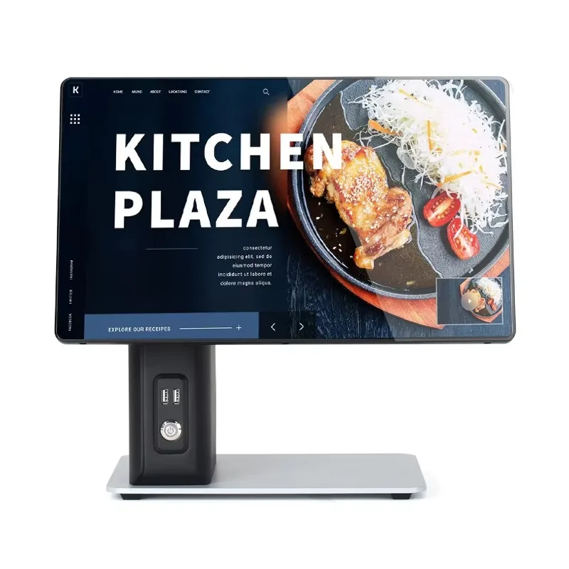 2026 Intelligent Hotselling Item 15.6inch Dual Screen Touch Wifi Bluetooth For Supermarket POS Terminal