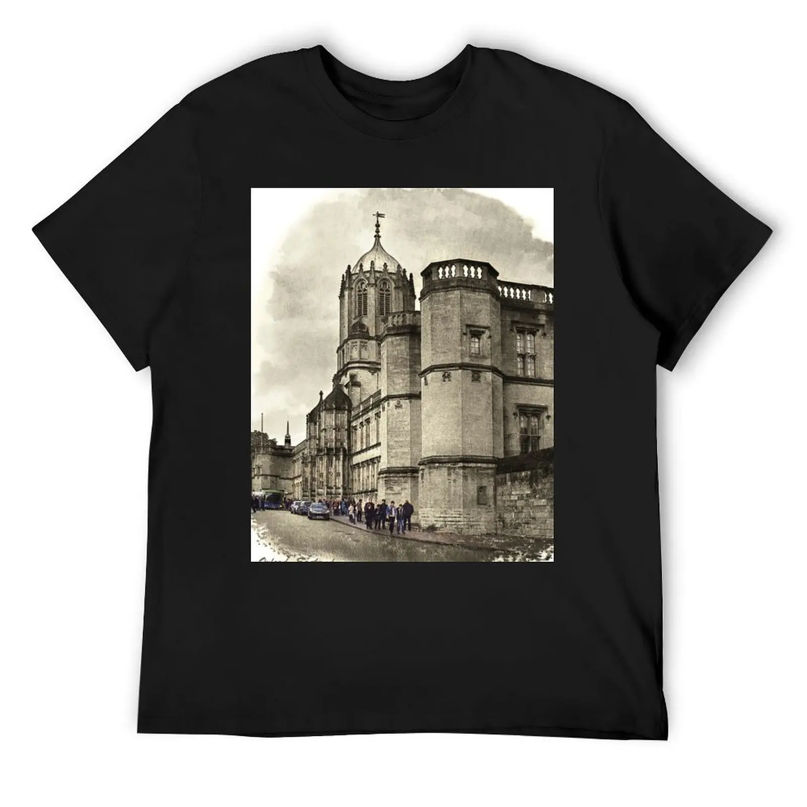 

Street in Oxford, England T-Shirt animal prinfor boys tees anime stuff men tshirt