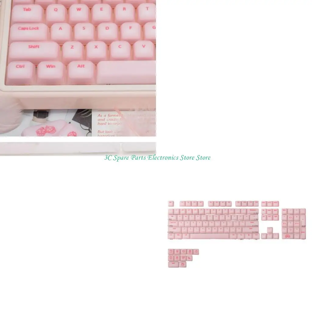 

SZ ABS Silicone Keycaps Original Profile Jelly Puddings Keycaps for Mechanical Keyboards