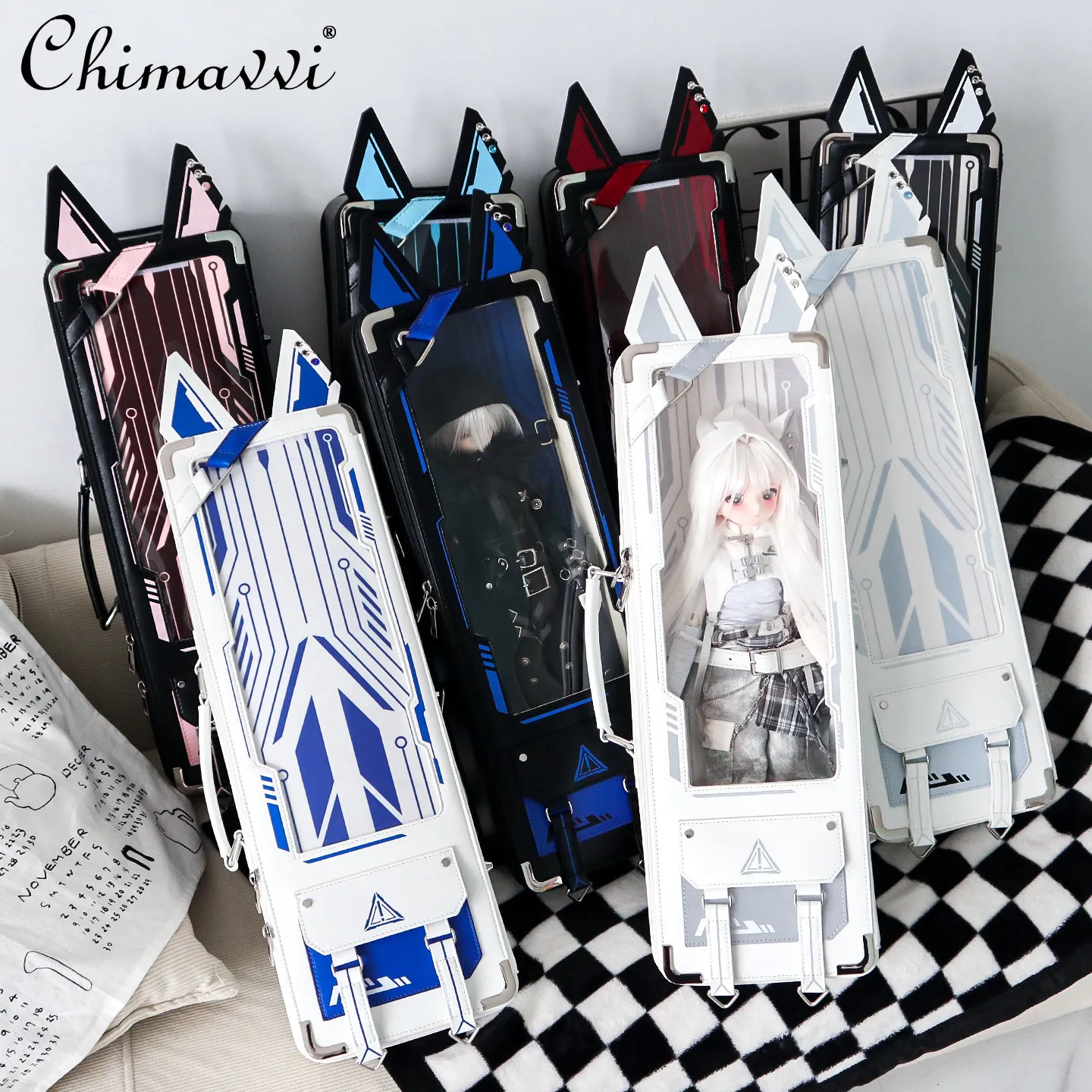 

Original Japanese 4-point Bjd Baby Bag 2026 New Functional Style Subculture Cool Girl Y2k Shoulder Crossbody Bags Women