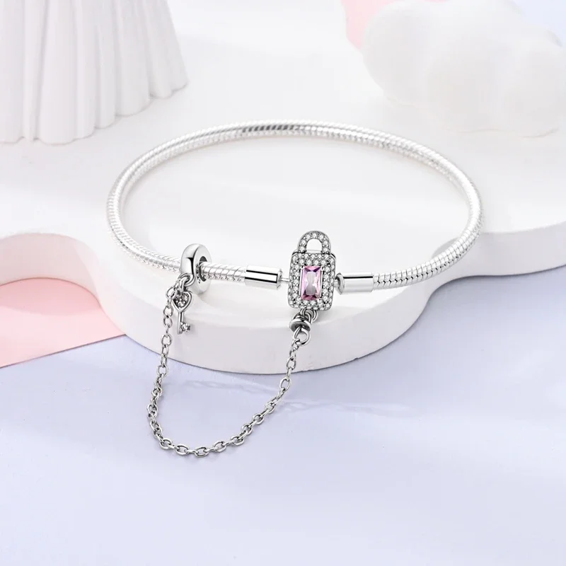 Charms Bracelet Original 17-20CM Star Stars Heart-shaped Sunflower Zircon Bracelets Fit DIY Charm Women Birthday Jewelry Gifts