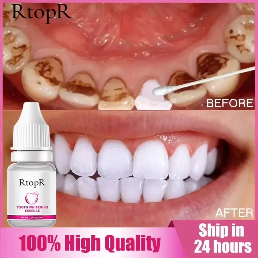 

RtopR Teeth Whitening Serum Remove Plaque Stain Gel Dental Bleaching Tools Oral Hygiene Cleaning Fresh Breath Beauty Health Care