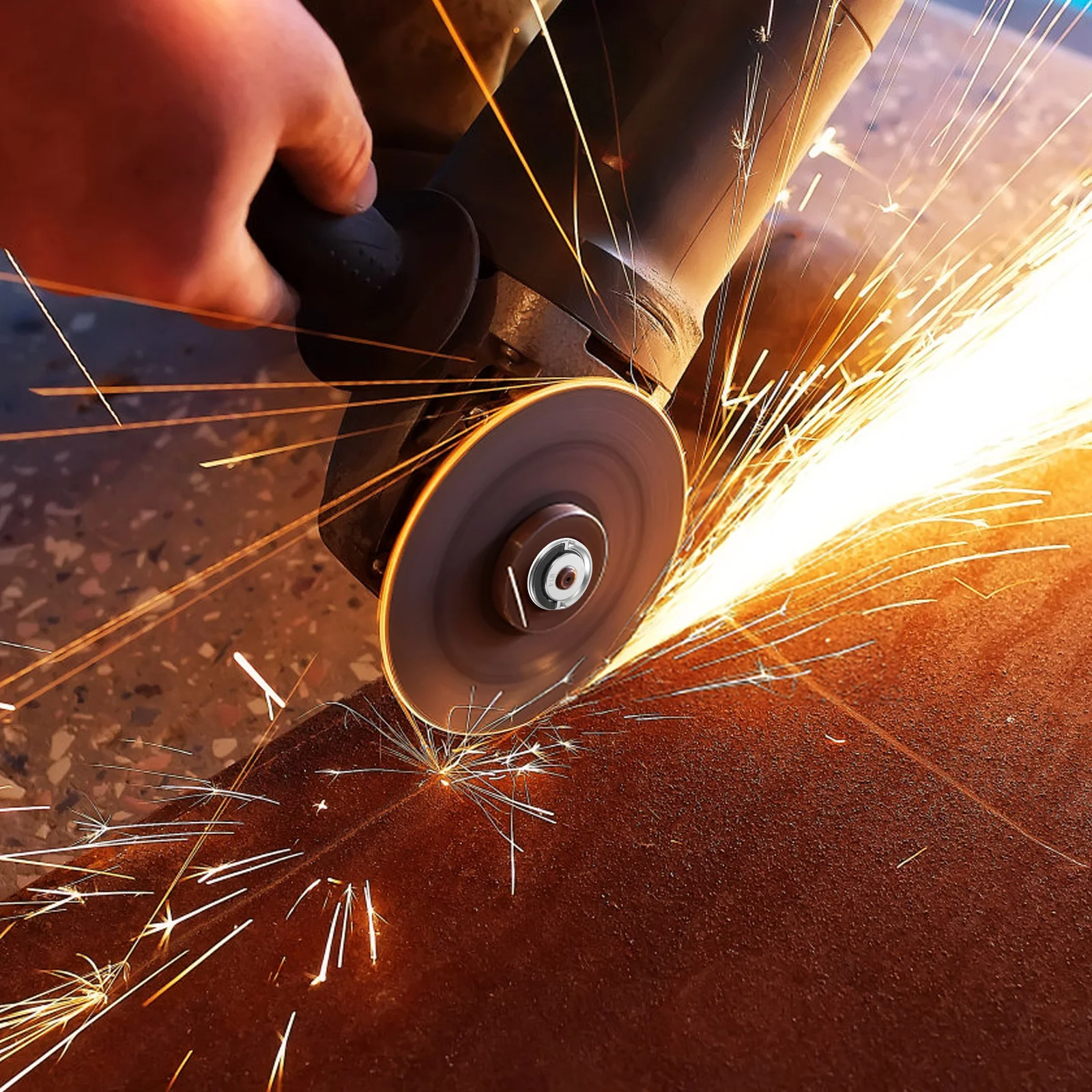 

Angle Grinder Lock Nut 14mm Steel Durable Heat Dissipation Easy Install for 125-230 Angle Grinders Polishing Engraving Repair