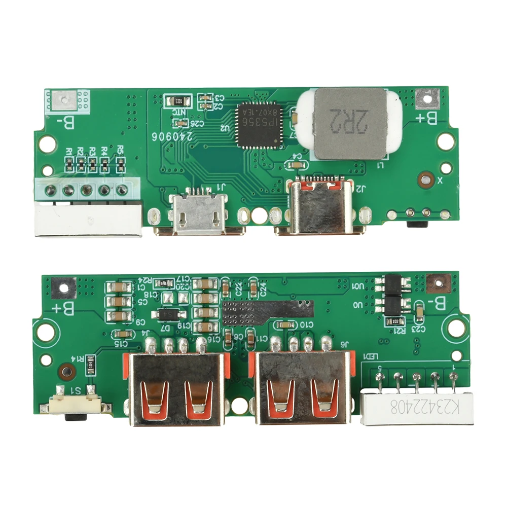 22.5W Fast Charging Motherboard Power Bank Diy Module 3.7V Battery Motherboard Digital Tube Display Mobile Power Circuit Board