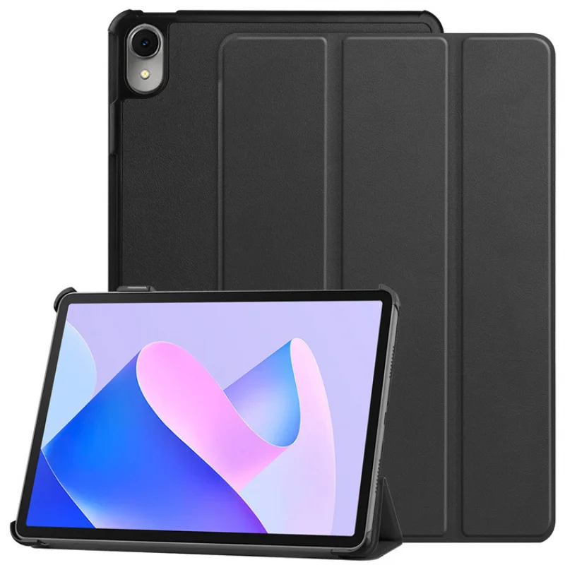 For MatePad 11.5 2023 Huawei tablet protective case tri-fold faux leather protective case
