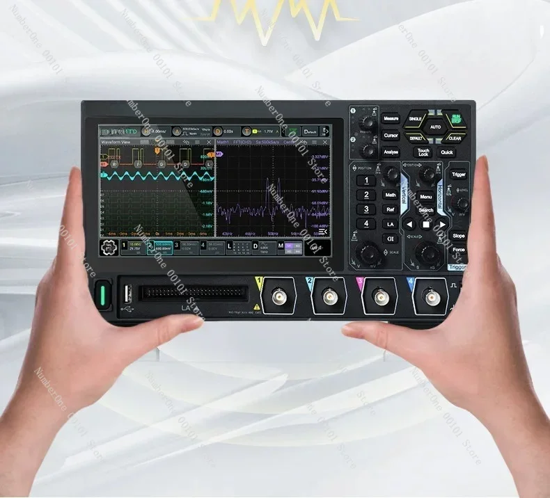 DHO900 digital oscilloscope, DHO914 and DHO924S models, 12-bit resolution