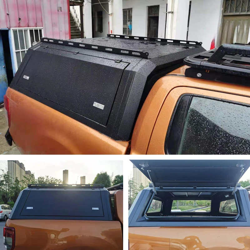 Auto Parts Reinforced Steel Hard Tonneau Cover Weather-Resistant UV Treated 8FT For Ranger Hilux