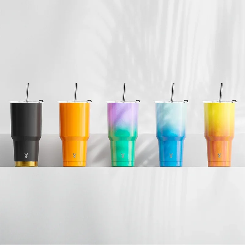 

Meoky 30oz Insulated Tumbler With Lid Stainless Steel Coffee Tumbler with Vacuum Leak Proof Coffee Cup termos