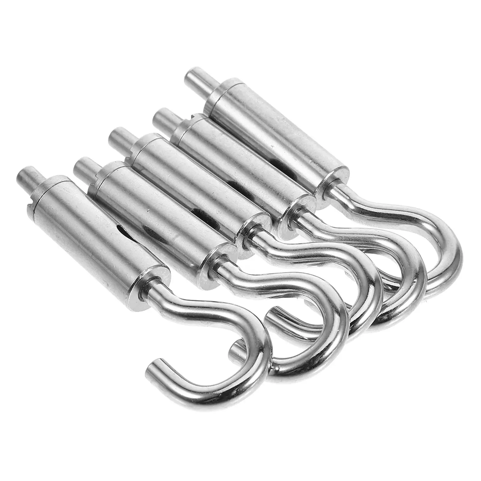 

5PCS Wire Clamp High Strength Steel Cable Expansion Buckle Thimbles Rigging Tools Turnbuckle Tensioner Tightener Hook Stainless