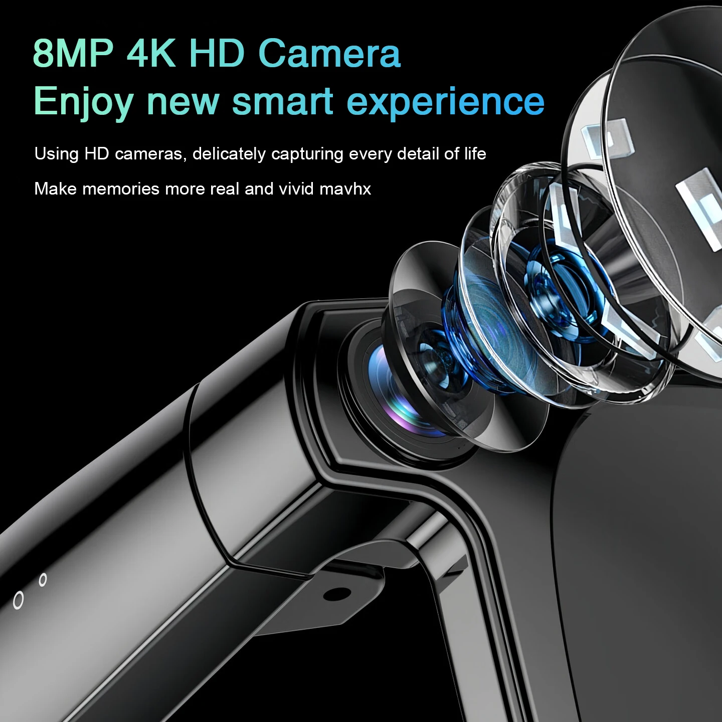 AI Glasses 4K 800W Camera Color-Changing Smart Translation Glasses Photography Recording Waterproof Call Smart Sunglasses 2026
