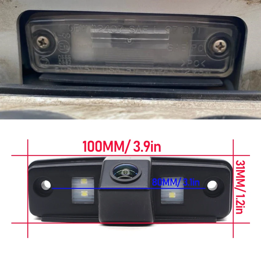 HD Waterproof Fisheye Lens Starlight Car Rear View Camera For Subaru Forester STI 2002~2013 Impreza WRX 2007~2012 2013 2014 Car