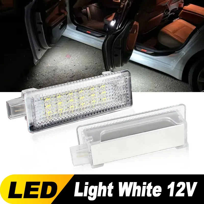 2Pcs LED Courtesy Footwell Under Door Light Luggage Trunk Lamps 63316972605 For BMW E60 E87 E70 E90 E92 E63 E65 E85 M3 MINI Z4