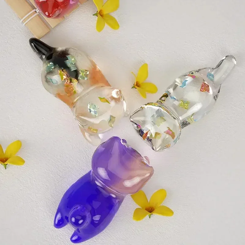 2026 New model 3D Cat Silicone Mold Cute Epoxy Resin Keychain Jewelry Pendant Kitten Shape Mold for Crafting And Home Decor