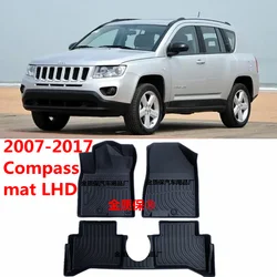 Use for 2007-2017 Jeep Compass car carpet Compass AllWeather car floor mat Set Fit For Jeep Compass waterproof car floor mat