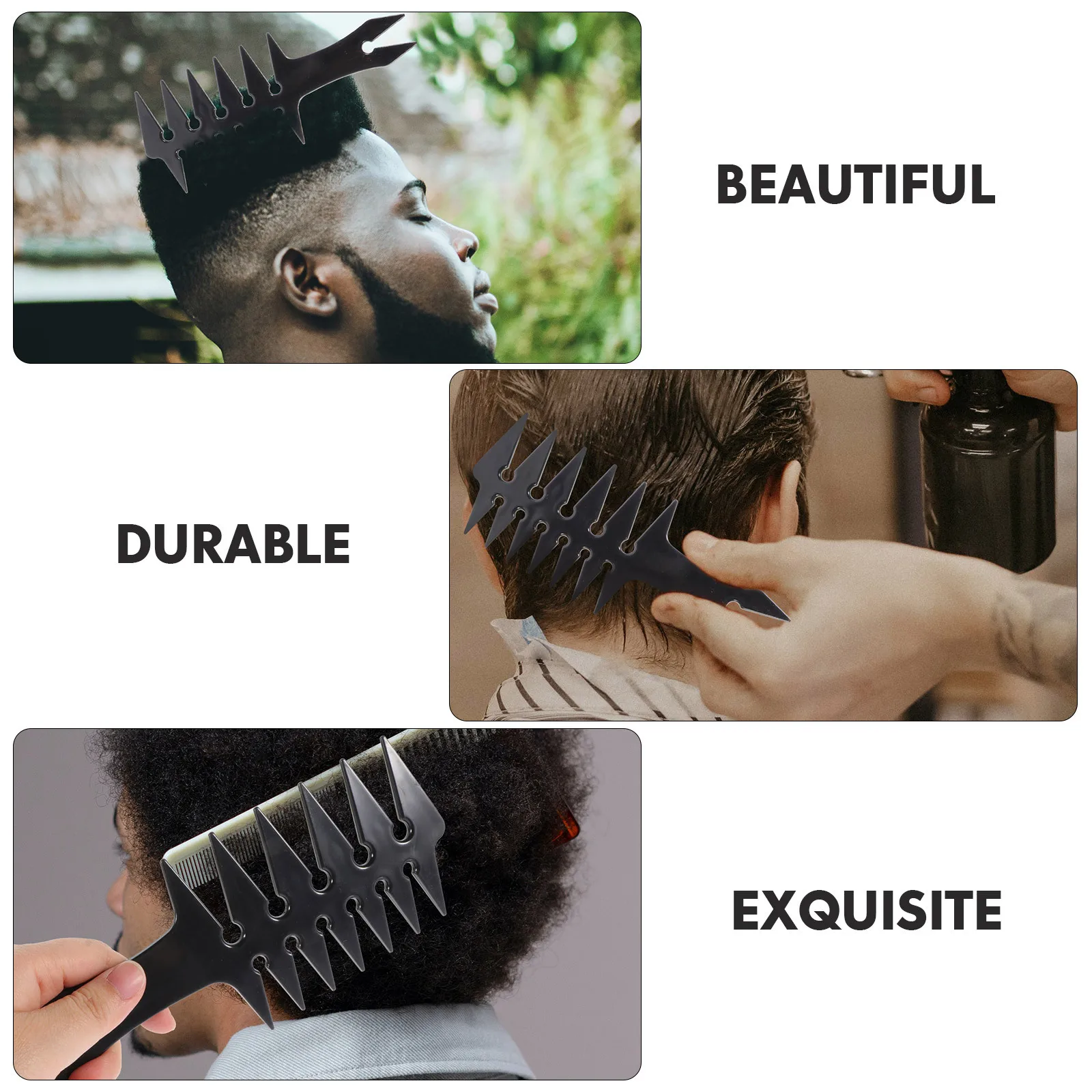 2 шт., ретро парикмахерские расчески с широкими зубьями, антистатическая расческа для укладки волос, салонный инструмент для ухода за волосами, профессиональные аксессуары для парикмахерской