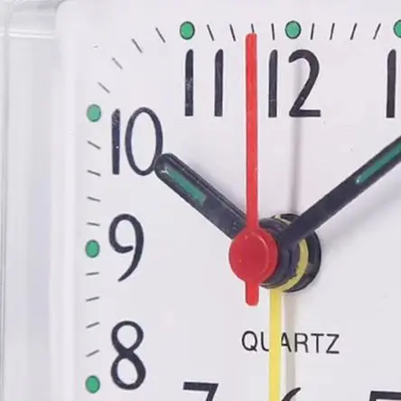 

1pc home Alarm Clock Bedside Small Quartz Battery Square Student Bedroom Clocks decorations Wake Up With Beeping Sound