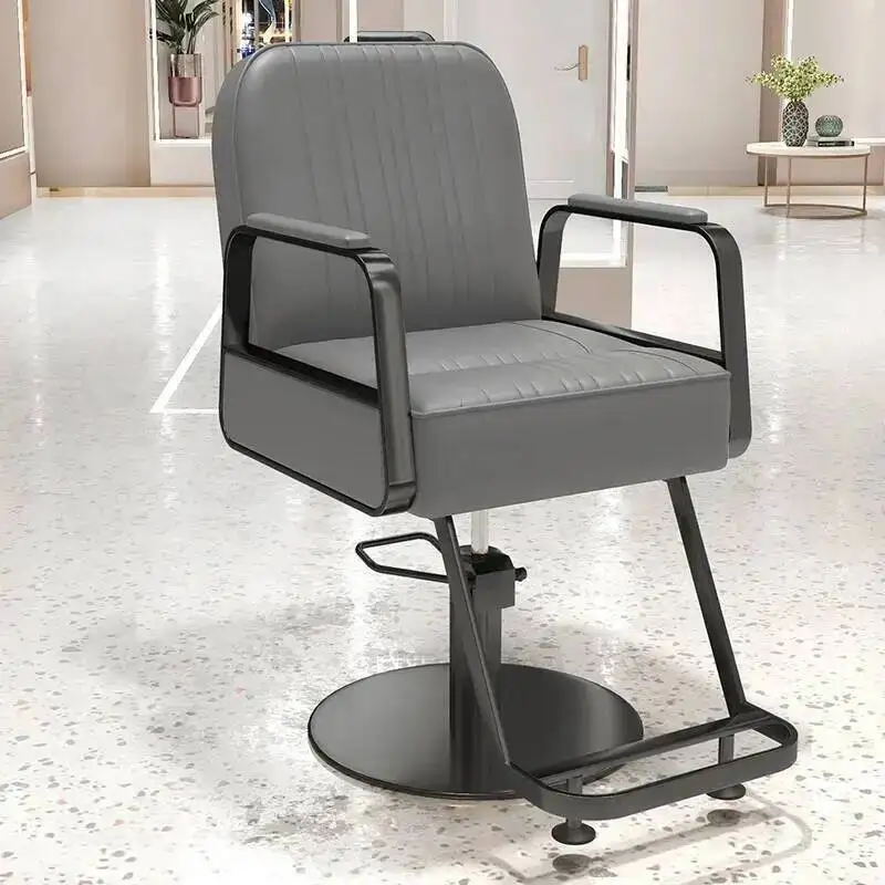 Salon de coiffure barbier chaises ergonomiques Design de luxe chaise de Salon de beauté accessoires de barbier Sillones Barberia meubles de salon de coiffure
