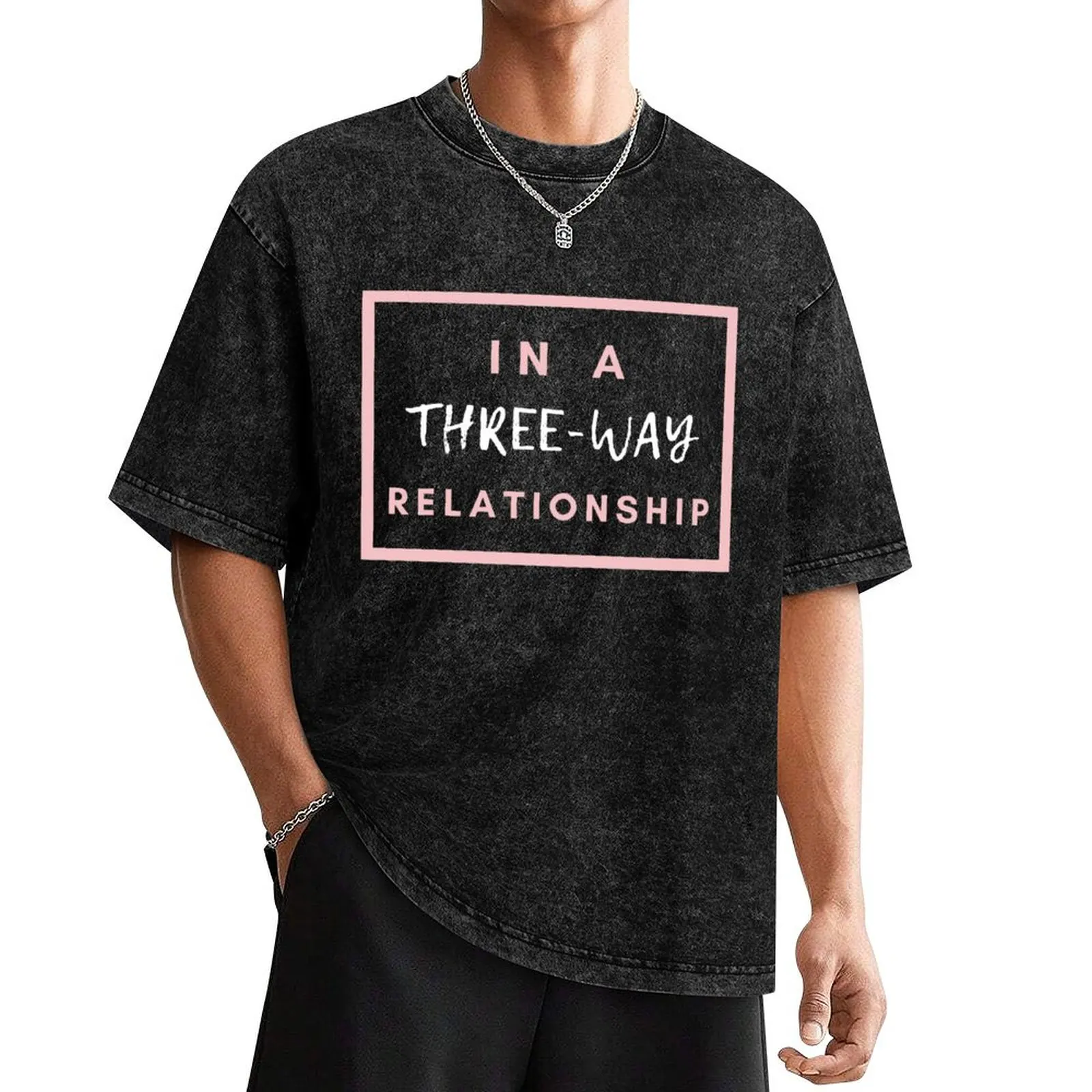 In A Three-Way Relationship THROUPLE TRIAD POLYAMORY T-Shirt graphics graphic shirts designer shirts mens clothing