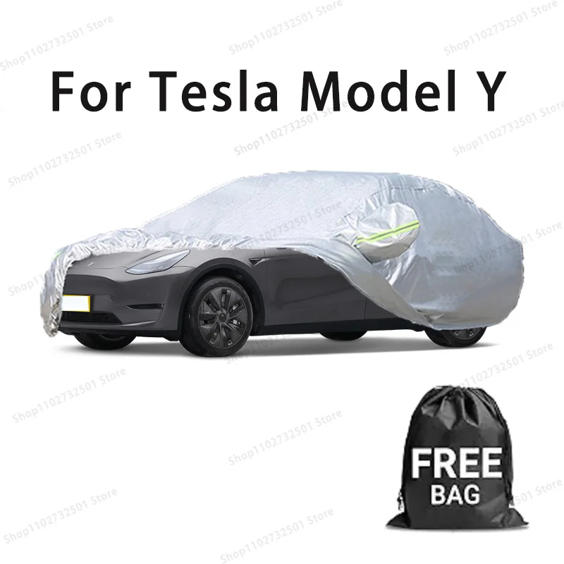 

Car cover For Tesla Model Y Full cover Waterproof sun protection cover Scratch resistant cars accessories