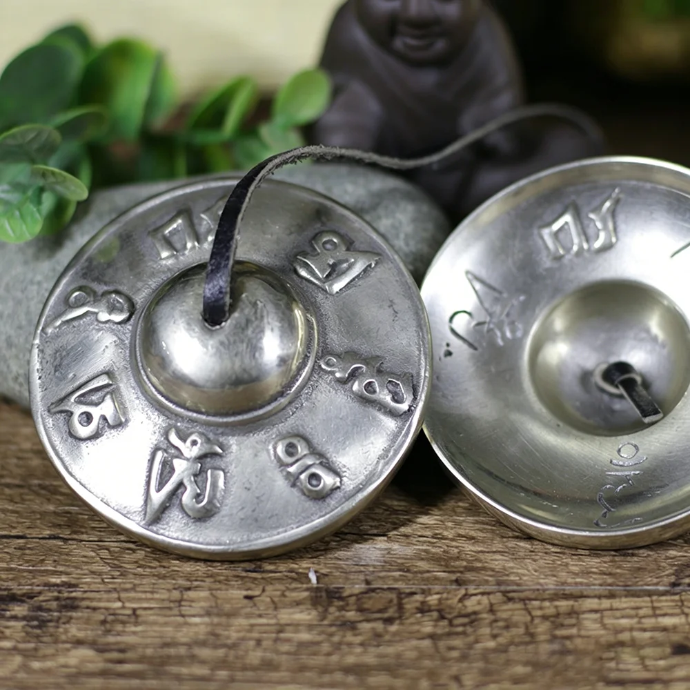 Hand Bells Healing Nepalese Handmade Percussion Instrument Meditation Bells Sound Therapy Tinkle Bell Musical Instruments
