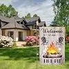 12x18inch Camping Garden Flag Double Sided Campsite Outdoor Decor jjp