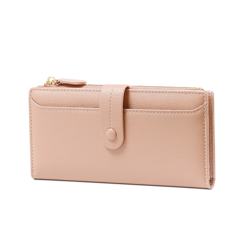Western Hasp Zipper PU Leather Women Wallet Fashion Two Floded Card Holder Coin Purse for Ladies