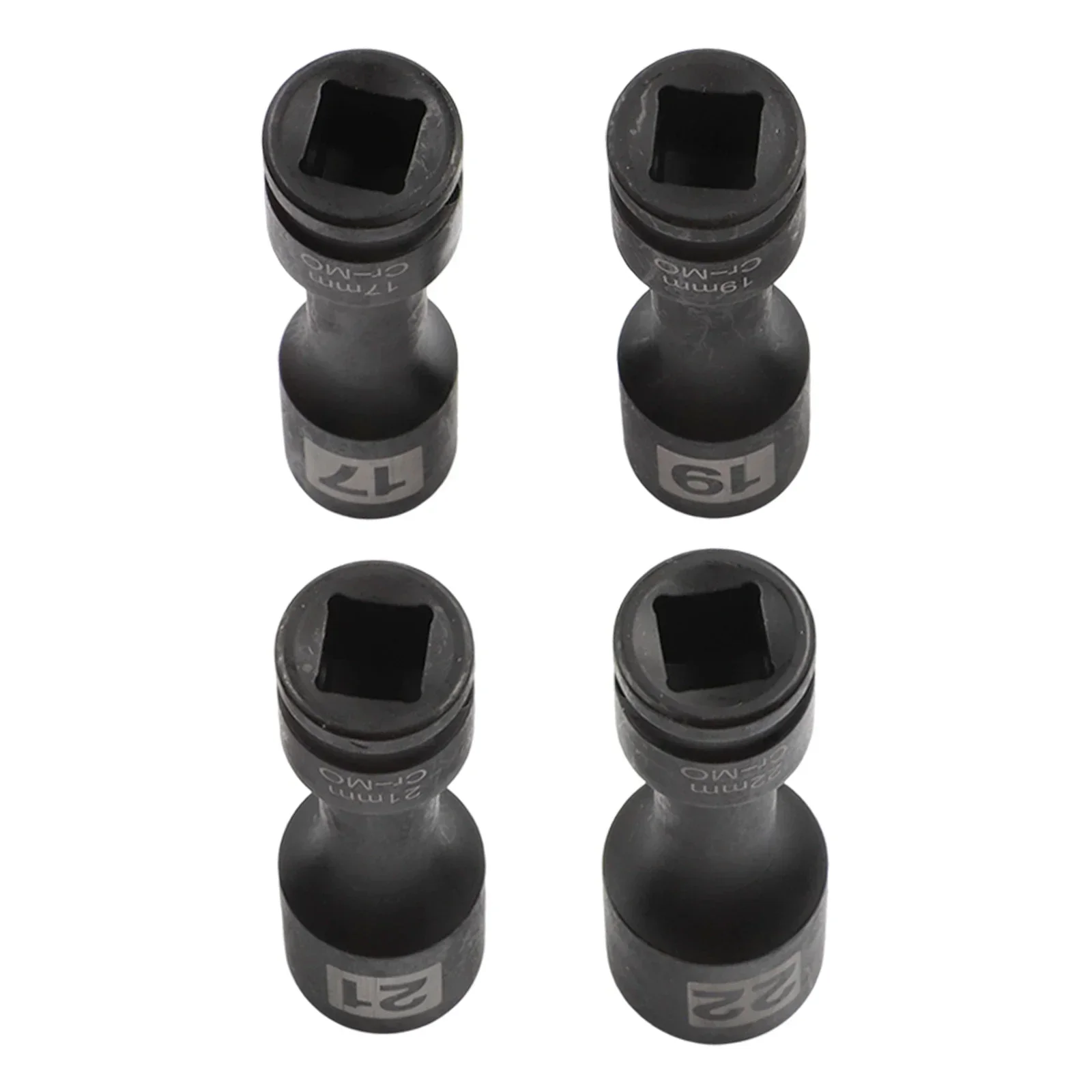 

Набор шестигранных гаек для ударных гайковертов, 4 шт., 1/2 дюйма, 12 дюймов, для использования с высокомоментными ударными гайковертами