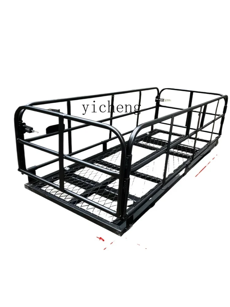 ZK RV tail trailer frame Car rear hanging folding basket storage frame