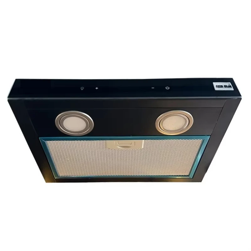 RV accessory 12v kitchen range hood touch screen with LED light