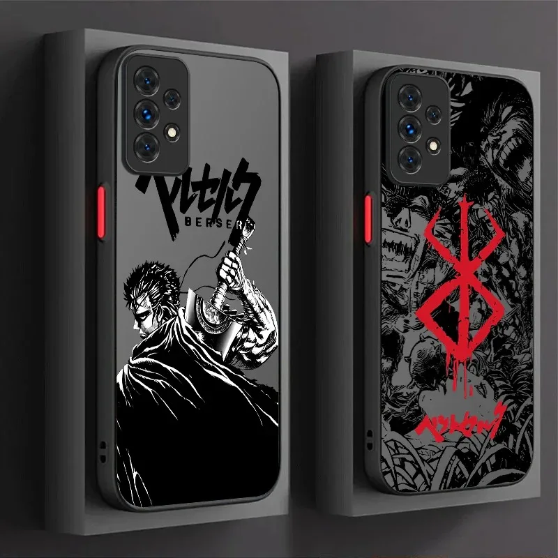 Case for Samsung Galaxy A16 A26 A36 A56 A05 A05S A15 A25 A35 A55 A14 A34 A54 A13 A33 A53 A22 A32 A52 A52S Berserk Comics Anime