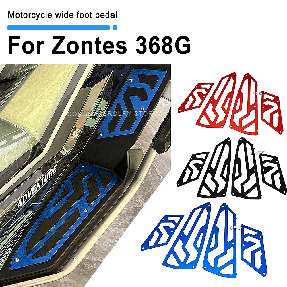 FOR ZONTES 368G 368g 368 G 2024 2025 2026 Motorcycle Accessories Footrest Steps Footboard Foot Rest Foot Pads Pedal Plate Pedals