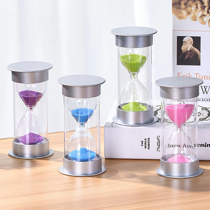 

60 Minutes Anti-fall Hourglass Children Modern Minimalism Sandglass Meditation Timer Sand Clock Timekeeper Home Decoration Gifts