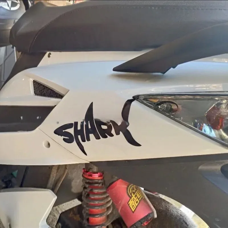 New Car Sticker SHARK Waterproof Reflective Sticker Decorative Body Stickers Shielding Scratches Electric Motorcycle Modified