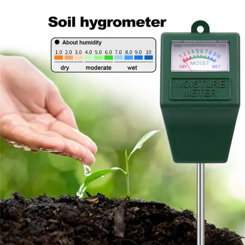 Soil Moisture Gardening Plant Flower Hygrometer Analyzers Sensor Meter Water Humidity Sensor Testing Tool Detector Metal Probe