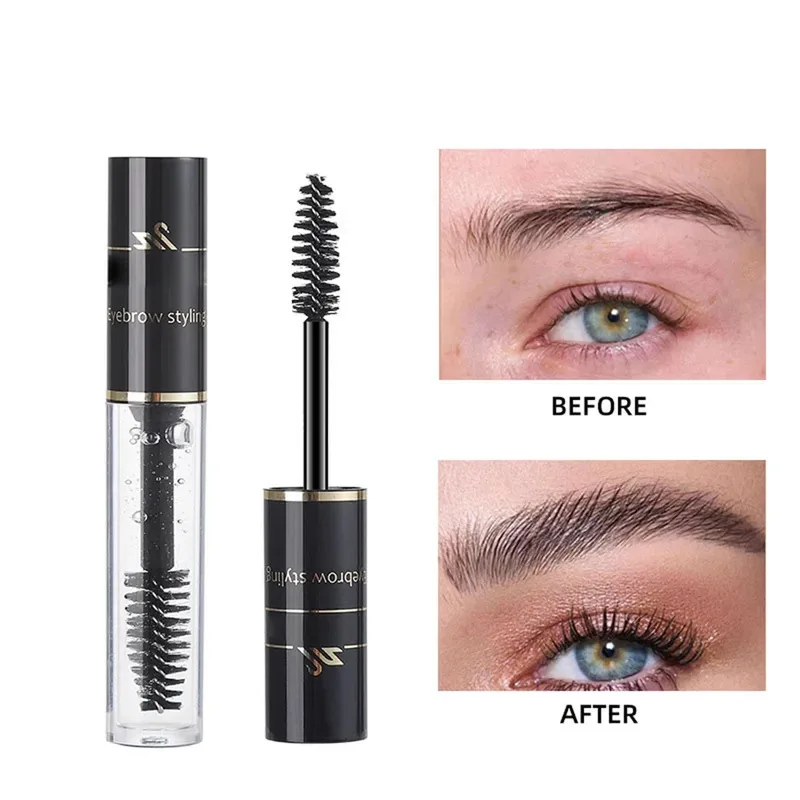 Chubasquero para cejas, Gel de estilismo, Gel transparente para cejas, resistente al agua, resistente al sudor, Gel líquido para cejas de larga duración, cera para estilizar cejas