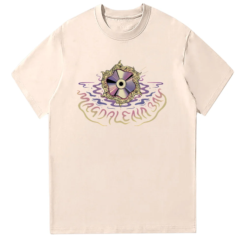 Magdalena Bay Ripple Disk تي شيرت Magdalena Bay Merch الصيف للجنسين موضة ملابس علوية من القطن الصيف قصيرة الأكمام س الرقبة تي شيرت شيك