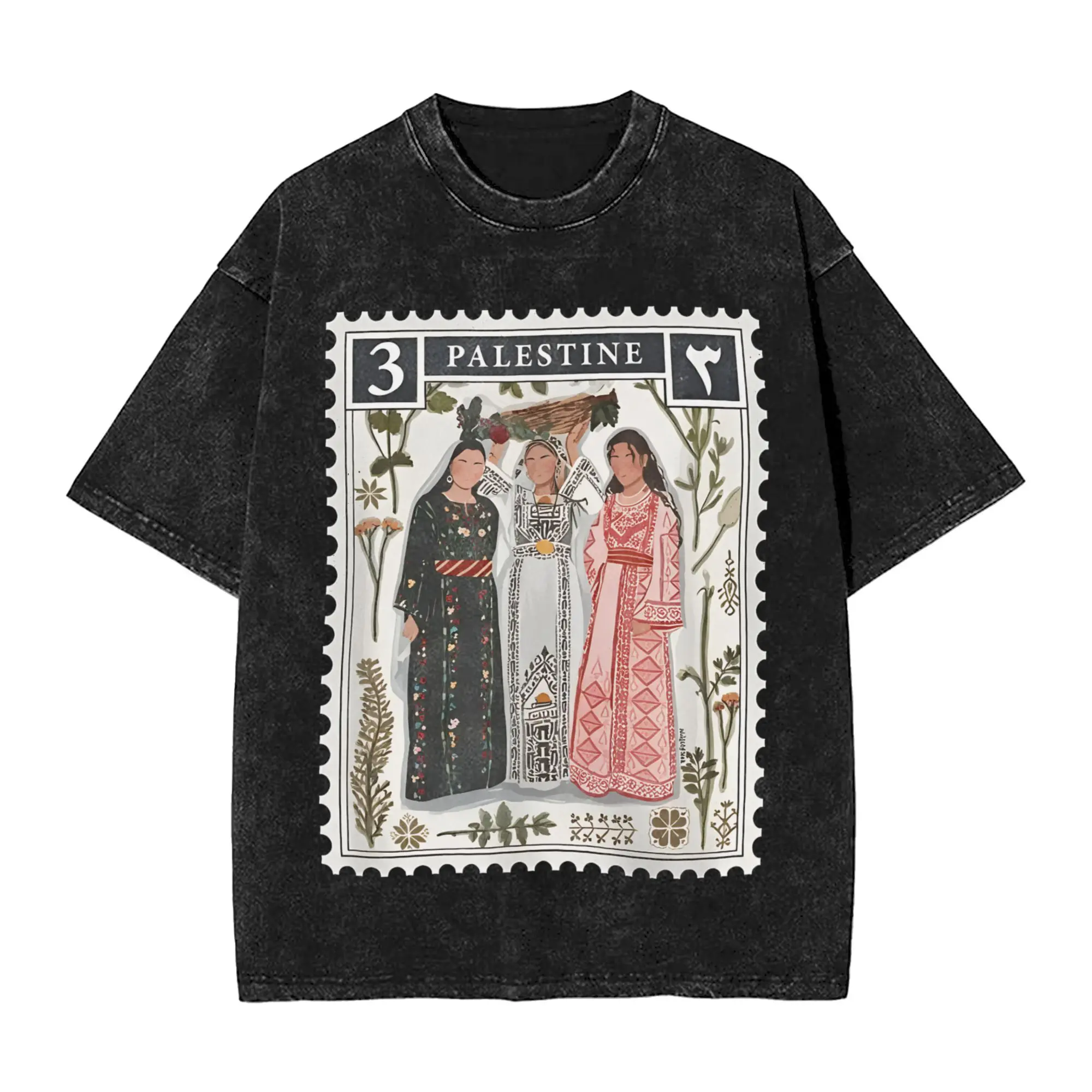 Men's P-Palestines T Shirts Stamp Top Tees Summer Streetwear Short-Sleeve T-Shirt O Neck Harajuku Casual Tee Shirt Wholesale