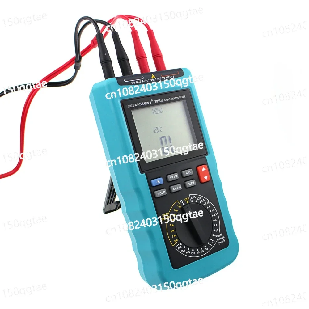 Modern digital cable length meter PC Data Network LCD Digital display automatic temperature compensation all-sun EM5812